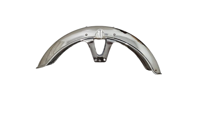 Fender Front 70cc Chromed Fender Front 70cc Chromed - Yousaf Engineering (Pvt) Ltd motorcycle part, made in Pakistan